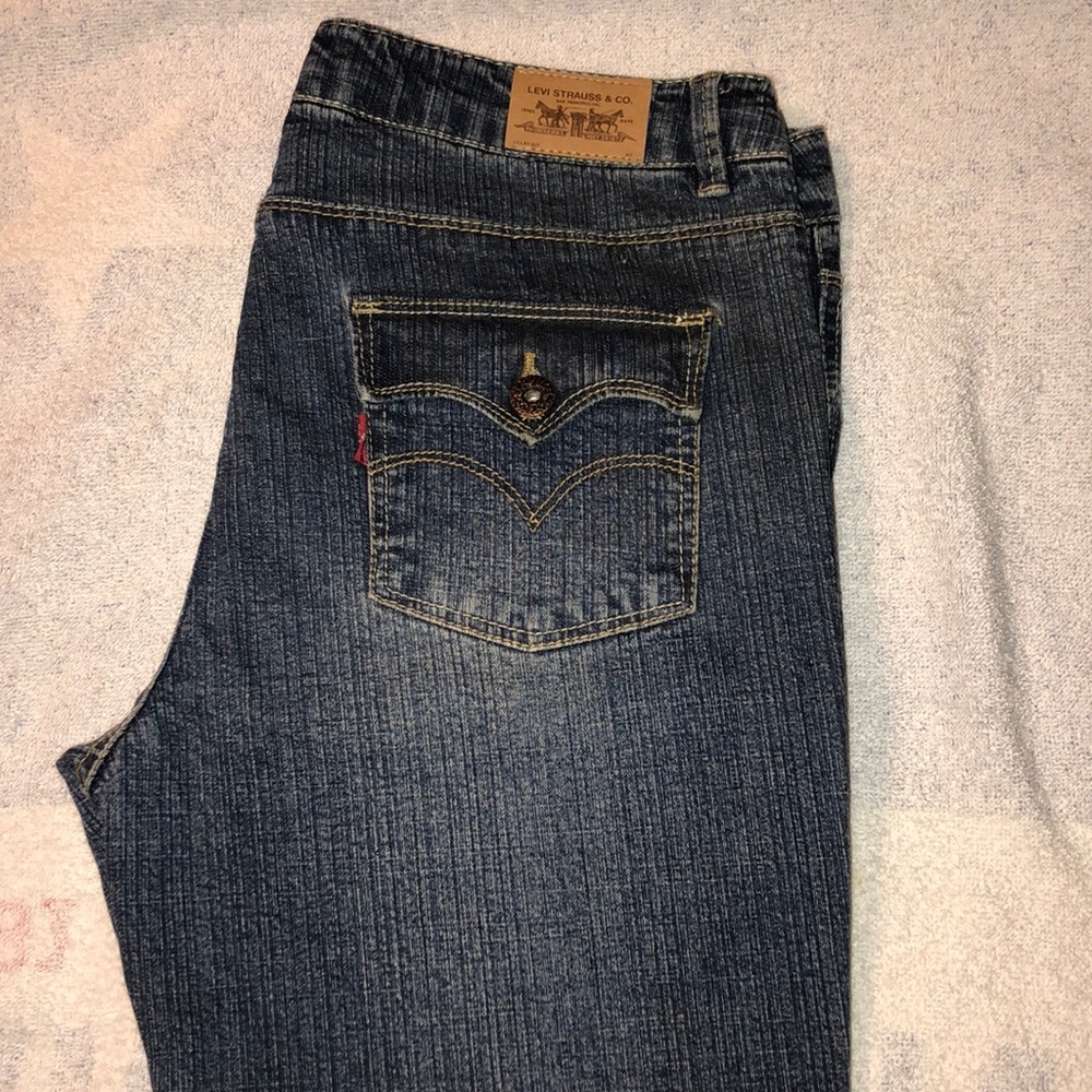 levi’s slim straight size 14 1/2 PLUS girls jeans